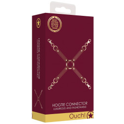 Ouch! Halo Hogtie pour Menottes Connector Rouge